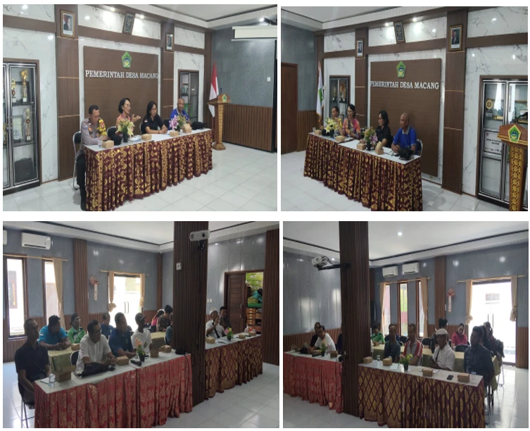 PERKUAT PARIWISATA DESA, PEMDES MACANG GELAR PEMBINAAN POKDARWIS BERSAMA DISBUDPAR KARANGASEM