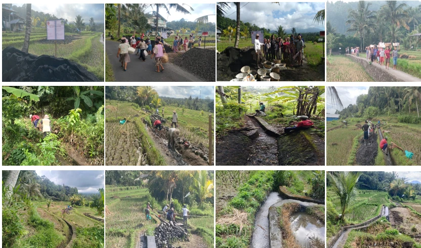 PADAT KARYA TUNAI DESA DI SUBAK BATUR RAMPUNG, WUJUD NYATA PEMBANGUNAN DAN PEMBERDAYAAN MASYARAKAT DESA MACANG